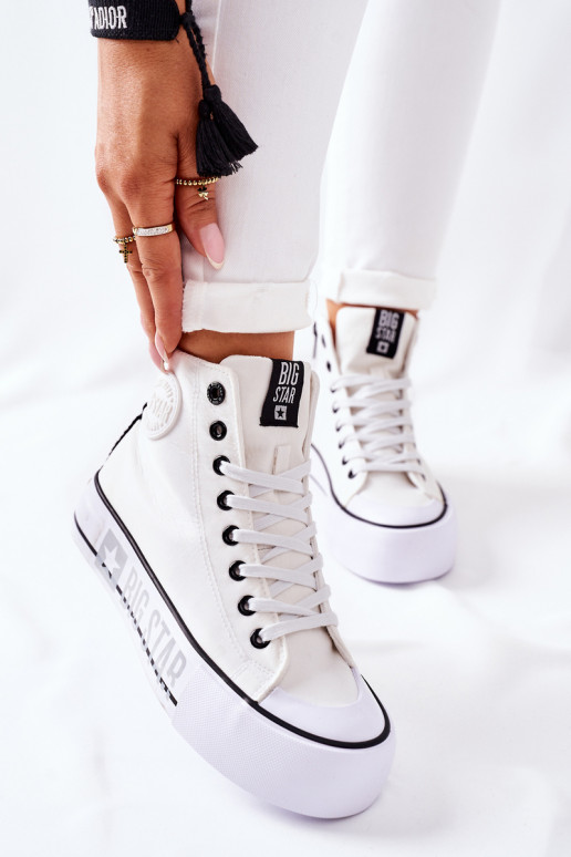 Hoge platformsneakers Big Star II274014 Initte kleur