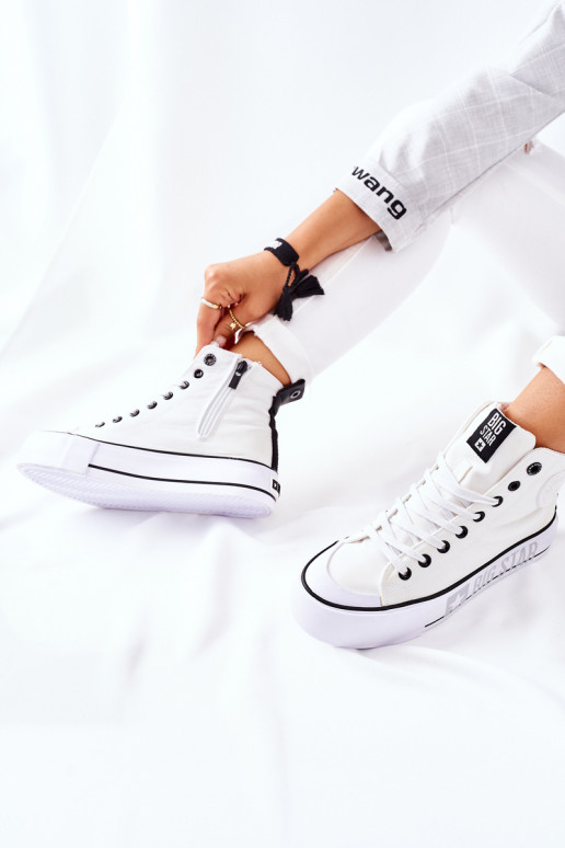 Hoge platformsneakers Big Star II274014 Initte kleur