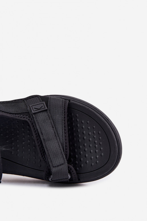 des sandales Mâle Lee Cooper LCDANS-25-34-3552M couleur noire