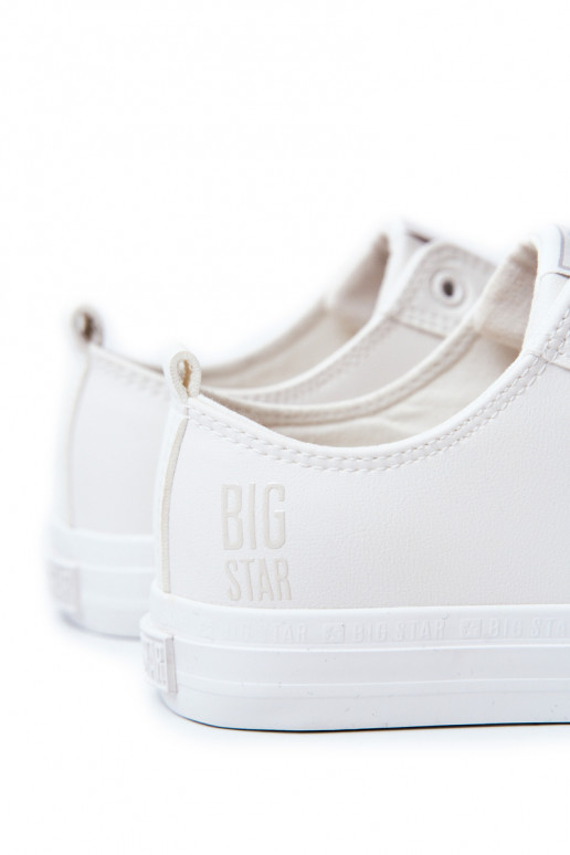 Leren herensneakers BIG STAR JJ174006 Initte kleur
