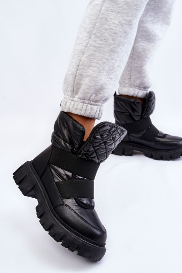 Feritos - Bottines pour femmes avec isolation couleur noire