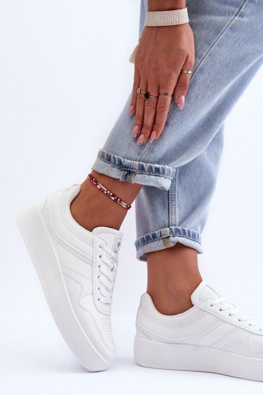 sportschoenen Dames met platform Initte kleur Pudina