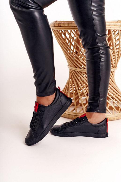 Echt leren sneakers met decoratieve strepen BIG STAR DD274687 zInart