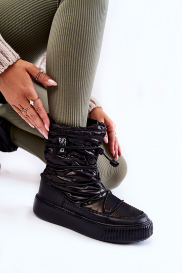 Féminin réchauffer Bottes de neige Big Star KK274193 couleur noire 2