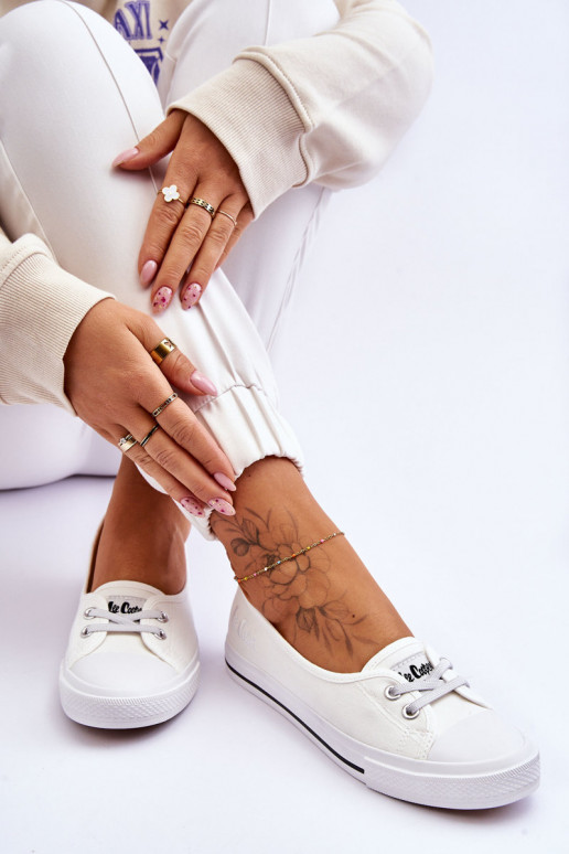Chaussures de femme Baskets Lee Cooper LCDANS-23-31-1791L couleur blanche