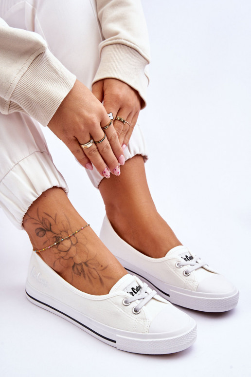 Chaussures de femme Baskets Lee Cooper LCDANS-23-31-1791L couleur blanche