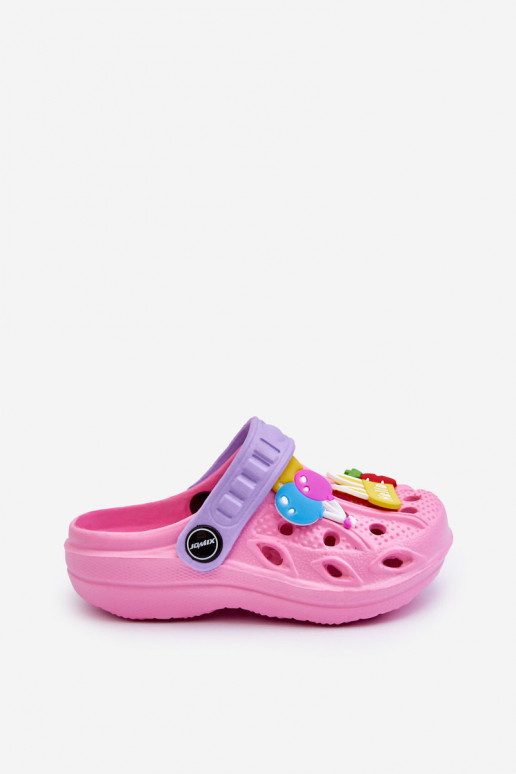 Kinderen LichtgeInicht pantoffels Eenvoudig Crocs Slippers roze SIneets