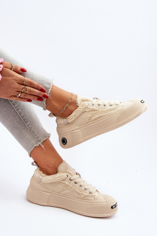 Dames Sneakers model schoenen GOE NN2N4060 beige