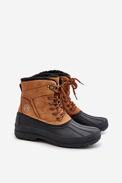 SneeuIn laarzen Het heeftnnen Lee Cooper LCJ-24-44-2873M bruine kleur