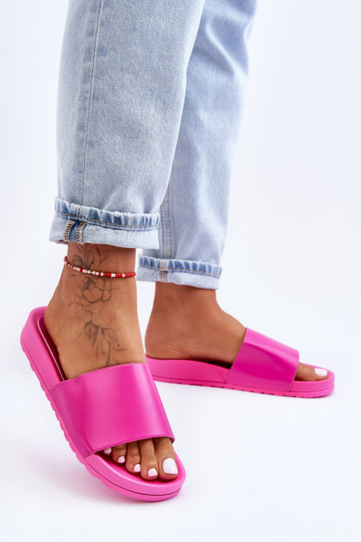 Het klassieke model Dames Slippers roze Rolien