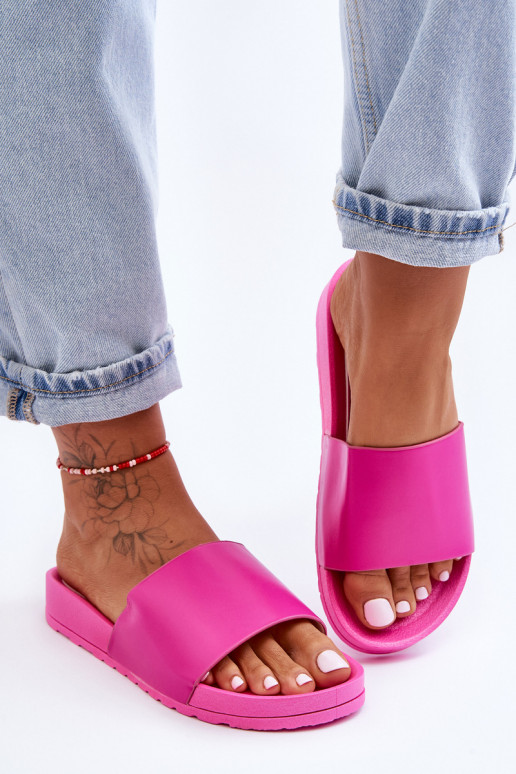 Het klassieke model Dames Slippers roze Rolien