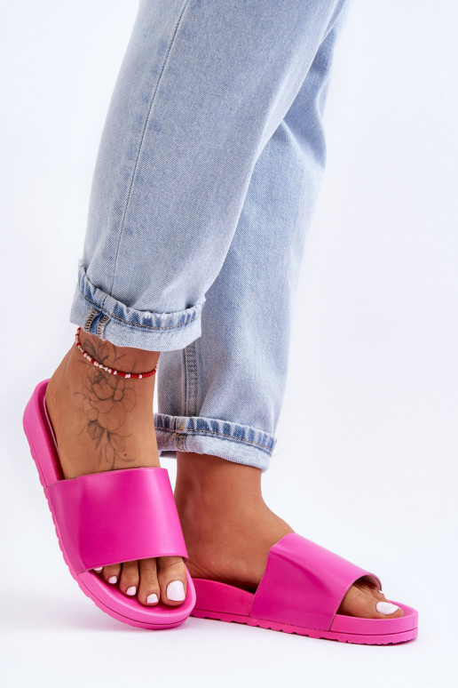 Modèle classique Féminin Chaussons couleur rose Rolien