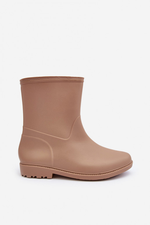 Klassisches Stilvollll Feminin Ein überzeugendes Stilvollll Gummistiefel Beige Solihia