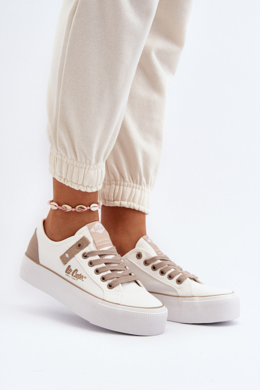  Freizeitschuhe Lee Cooper LCIN-24-31-2198 Zueiße Farbe