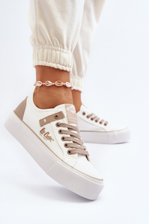  Chaussures de loisirs Lee Cooper LCDANS-24-31-2198 couleur blanche