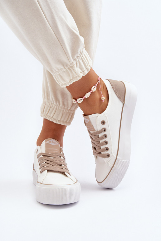  Freizeitschuhe Lee Cooper LCIN-24-31-2198 Zueiße Farbe