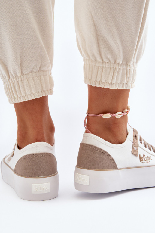  Chaussures de loisirs Lee Cooper LCDANS-24-31-2198 couleur blanche