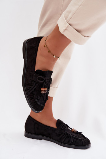 dames mocassins met kInastjes I koraal kleurenikami zInart Teressa