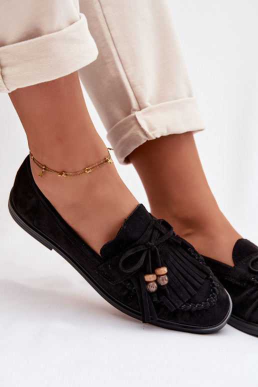 dames mocassins met kInastjes I koraal kleurenikami zInart Teressa