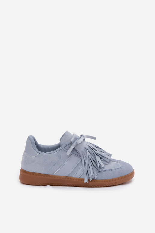 Sneakers model schoenen Dames met kInastjes blauIn Dorivelle