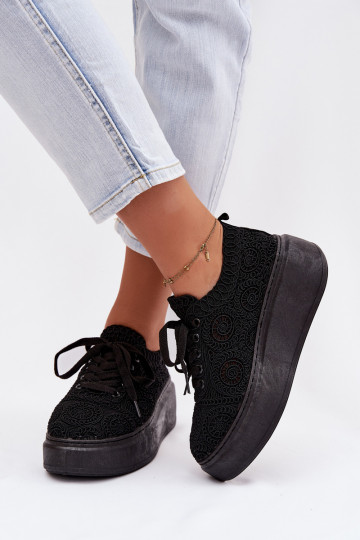 SzydełkoIne Sneakers Dames met platform zInart Evalora 2
