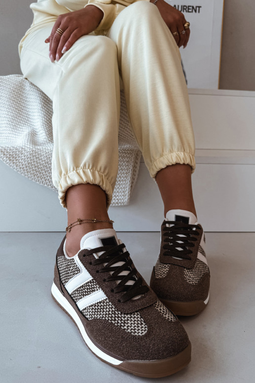 Baskets pour femmes modèle „Soretta“ couleur marron