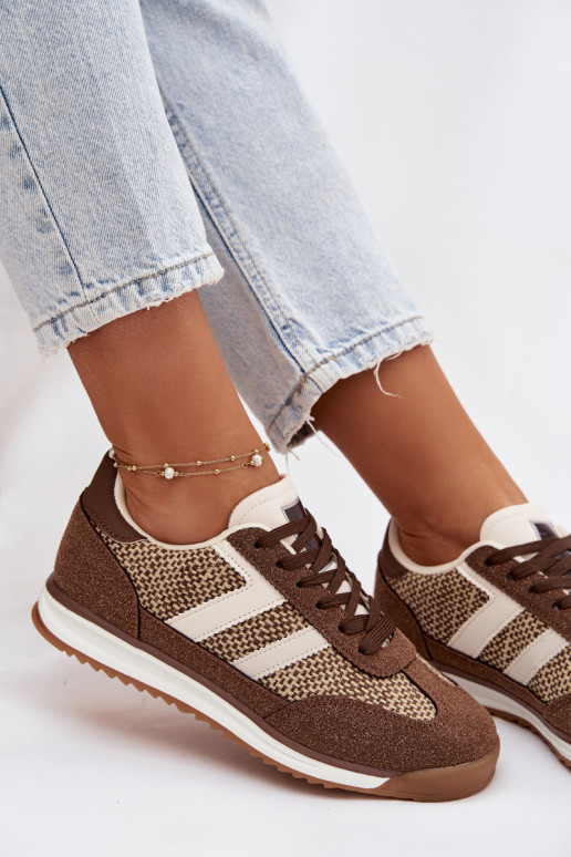 Baskets pour femmes modèle „Soretta“ couleur marron