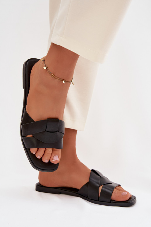 Slippers Dames plat Met Strepen zInart Het heeftrissae