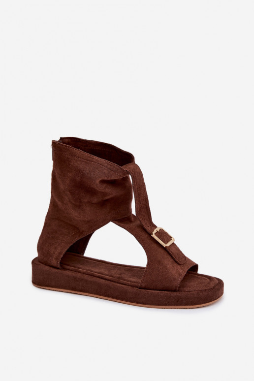 Sandales pour femmes avec une botte CzekoladoÀe Coralya