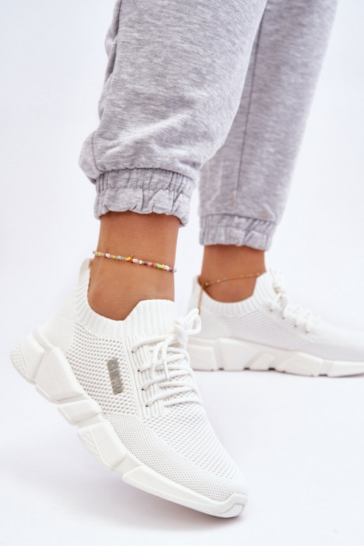 Féminin  Chaussures modèle baskets Memory Foam System Big Star JJ274268 couleur blanche