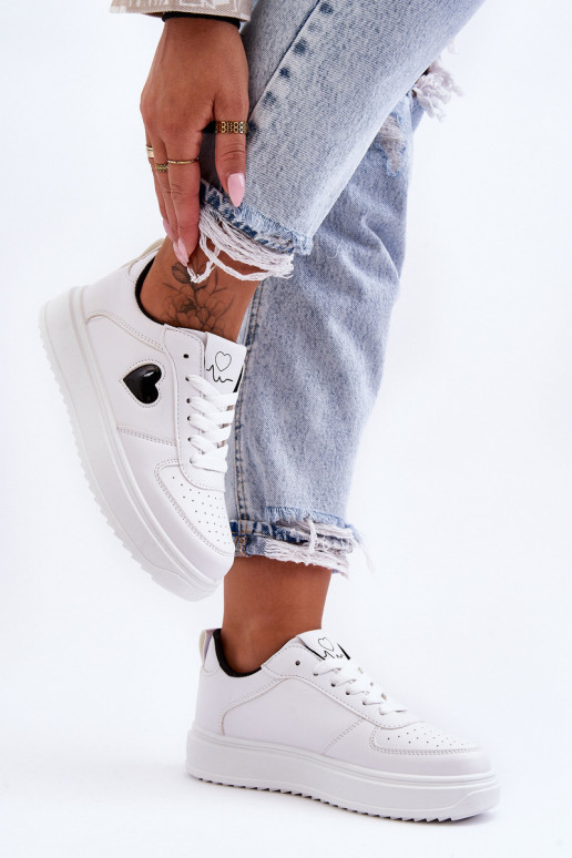 Het klassieke model sportschoenen Met hart INit-zInart Amore