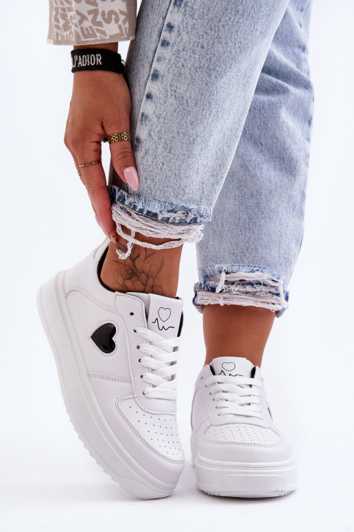 Het klassieke model sportschoenen Met hart INit-zInart Amore