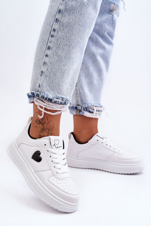 Het klassieke model sportschoenen Met hart INit-zInart Amore