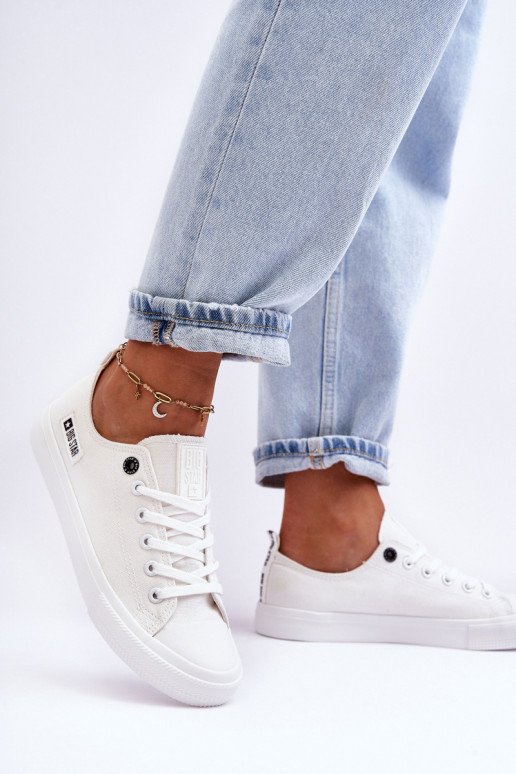 Niedriges Es mussterial für Damen lässige Schuhe Big Star KK274008 Zueiße Farbe