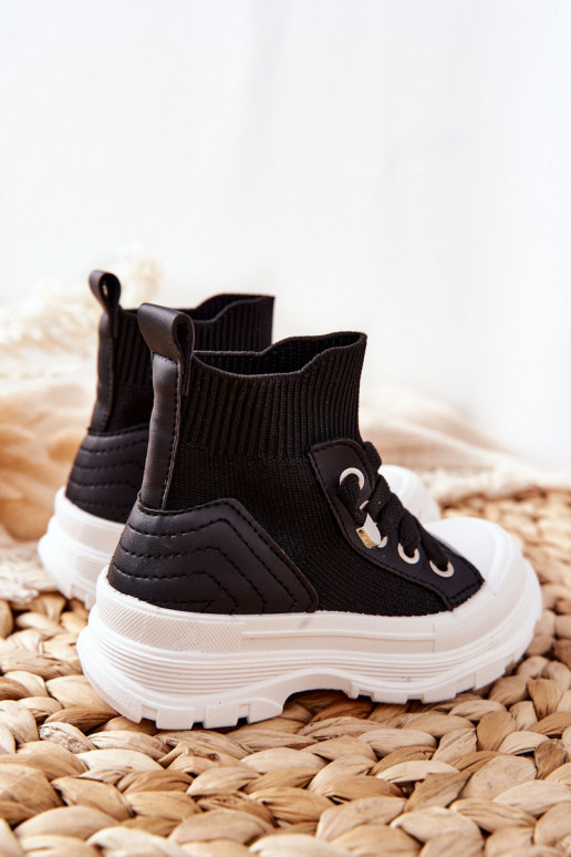 Chaussures de loisirs pour enfants couleur noire Best Of Joy