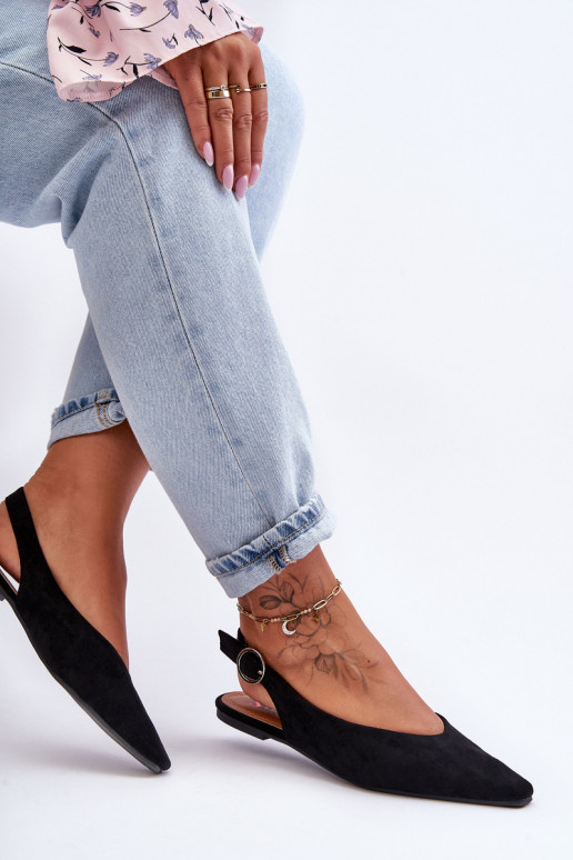 Dames Ballerinas van suède zInart Kenra