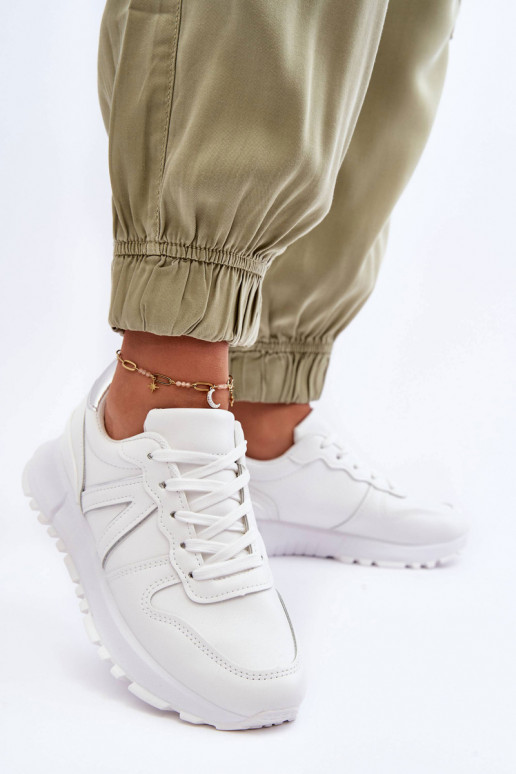 Leer Dames sportschoenen Initte kleur Kabama