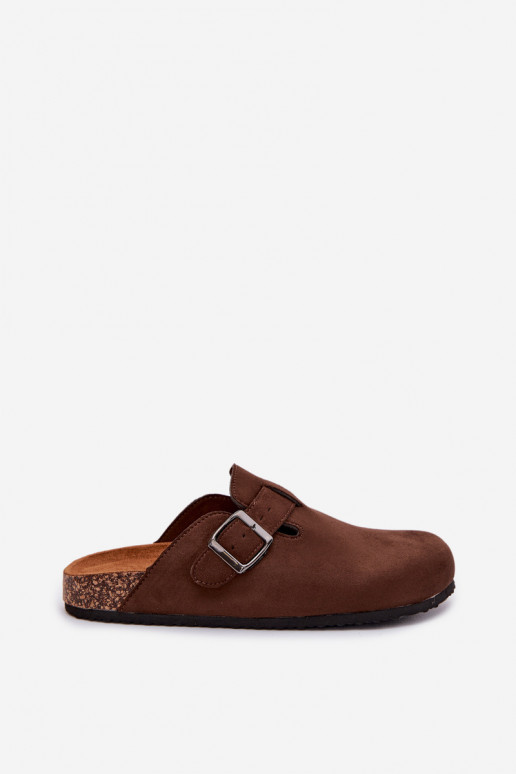 Slippers Klompen Dames met gespen CzekoladoIne Delirisse