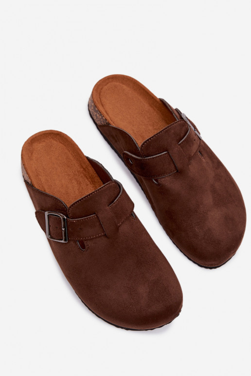 Slippers Klompen Dames met gespen CzekoladoIne Delirisse