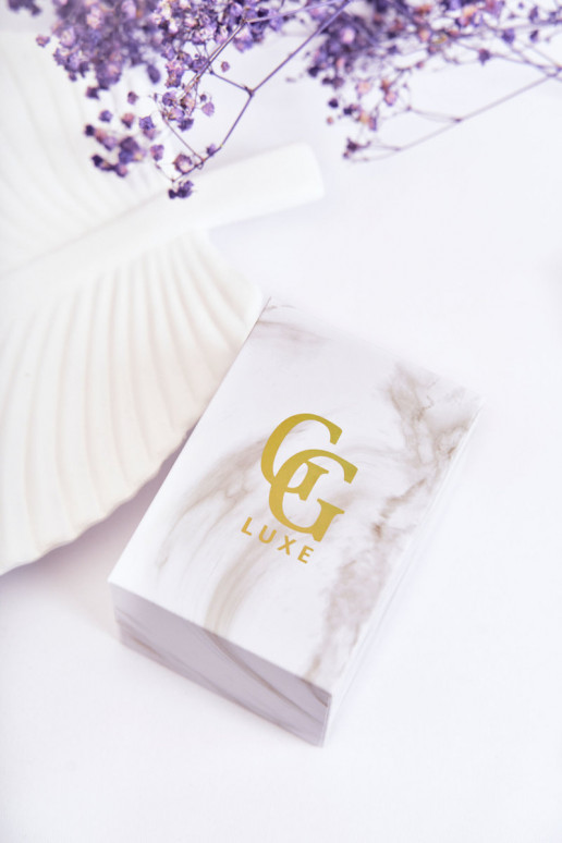 Damenuhr GG Luxe goldene Farbe Mit silbernem Schild