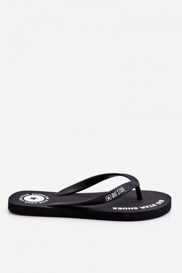 Mâle Chaussons Chaussons Big Star LL174423 couleur noire