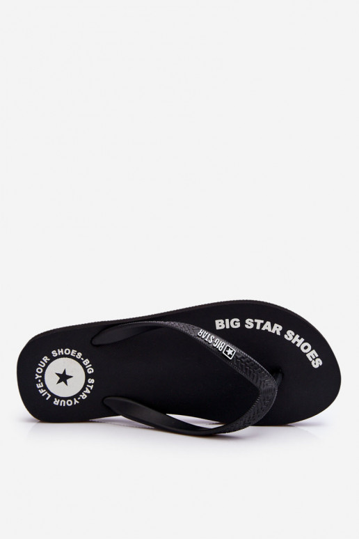 Mâle Chaussons Chaussons Big Star LL174423 couleur noire
