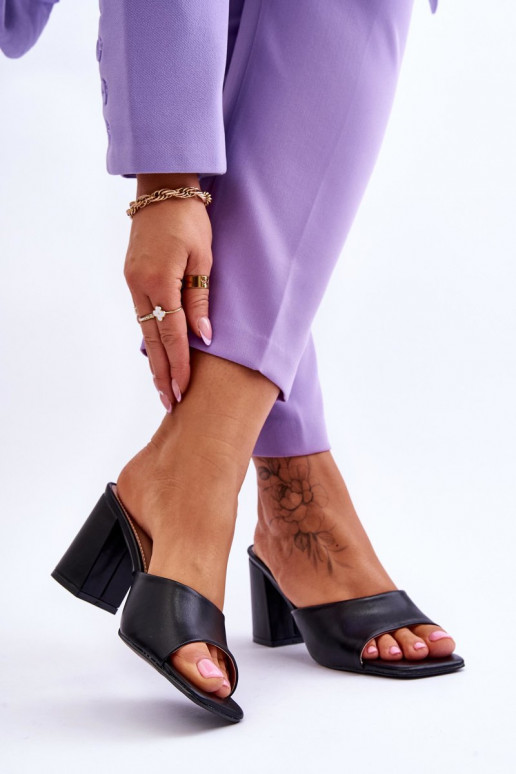 Feminin Haut Klassisches Stilvollll Hausschuhe schZuarze Farbe Loara