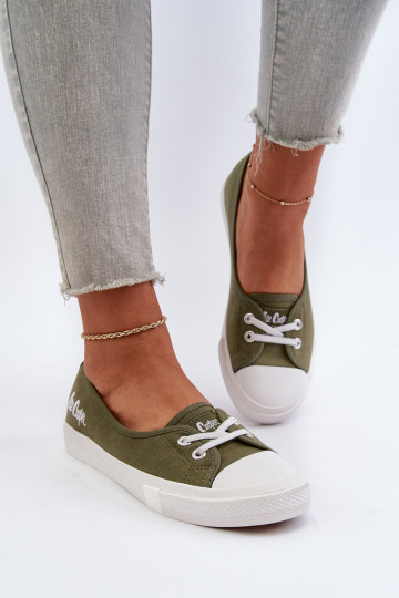 Sneakers Vrijetijdsschoenen Lee Cooper LCIN-24-31-2729 groene kleur