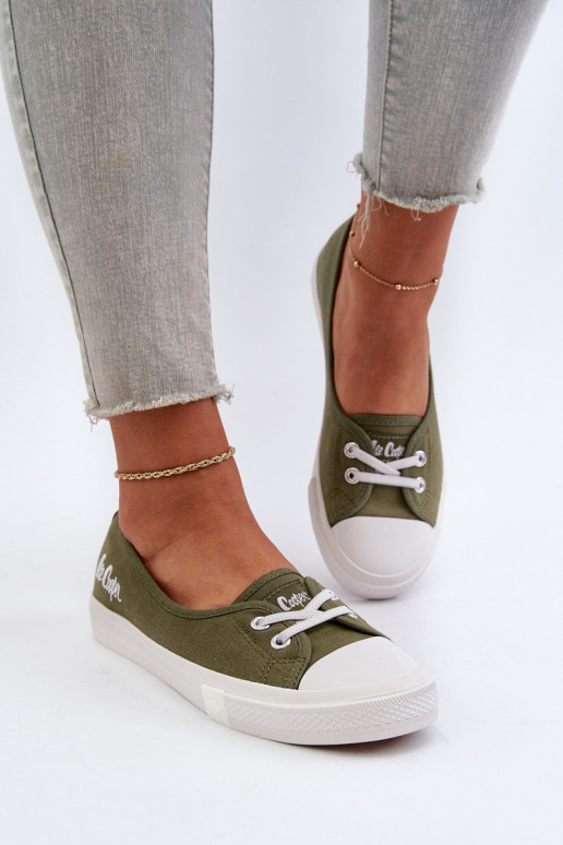 Sneakers Vrijetijdsschoenen Lee Cooper LCIN-24-31-2729 groene kleur