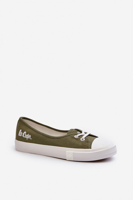 Sneakers Vrijetijdsschoenen Lee Cooper LCIN-24-31-2729 groene kleur