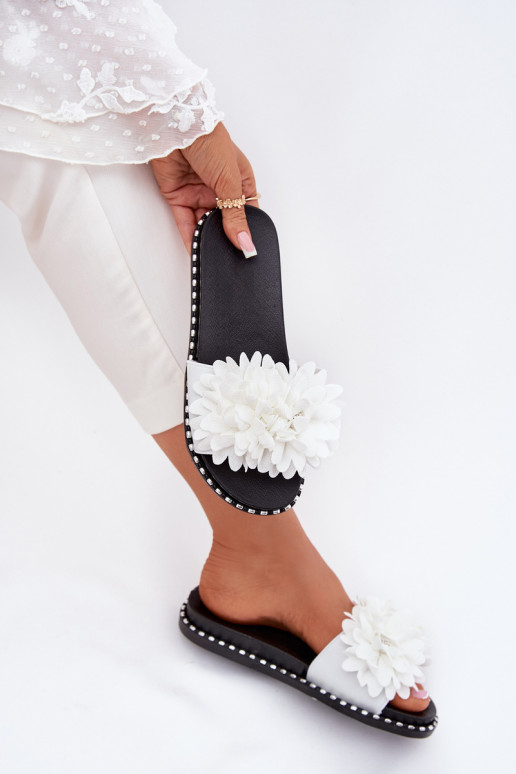 Damespantoffels Ozdobione met bloemmotievenami Initte kleur Cellanen