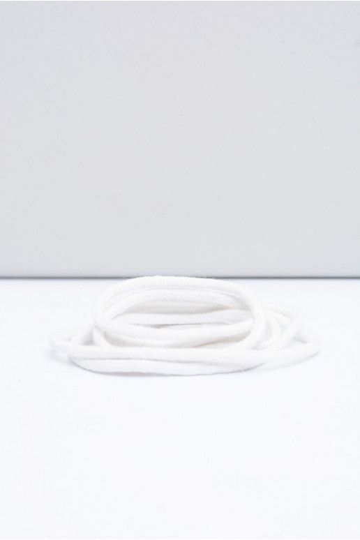 Corbby couleur blanche Lacets ronds