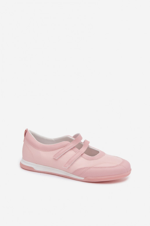 Sportieve stijl Ballerinas Dames Met Strepen roze Farvessa