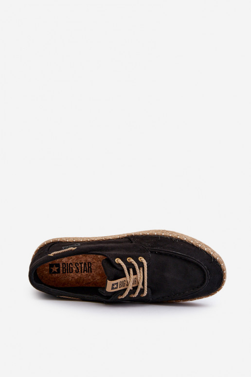espadrilles Mâle avec des lacets Big Star NN174051 couleur noire